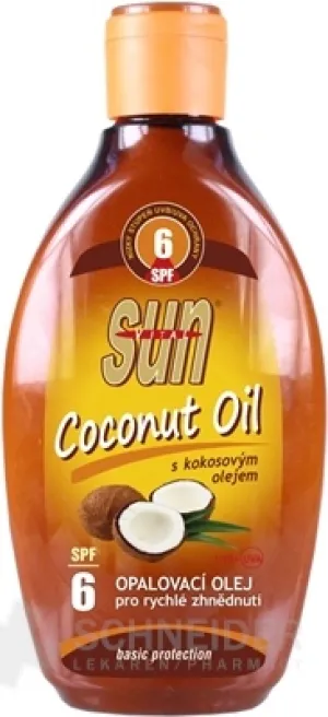 SUN COCONUT OIL opaľovací OLEJ SPF 6