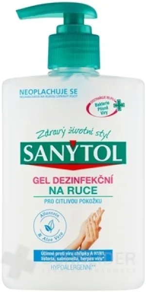 SANYTOL GÉL DEZINFEKCNÝ na ruky