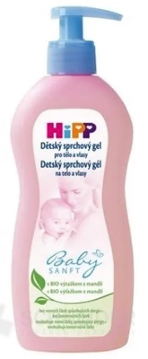 HiPP BabySANFT Detský sprchový gél na telo a vlasy