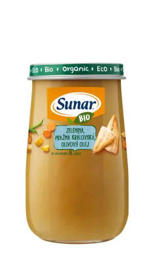 Sunar BIO príkrm Zelenina, pražma kráľovská, olivový olej