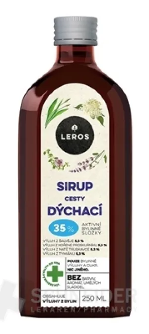 LEROS Sirup Cesty dýchacie
