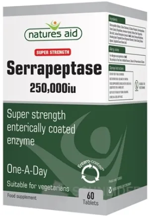 Natures Aid Serrapeptase 250.000 IU