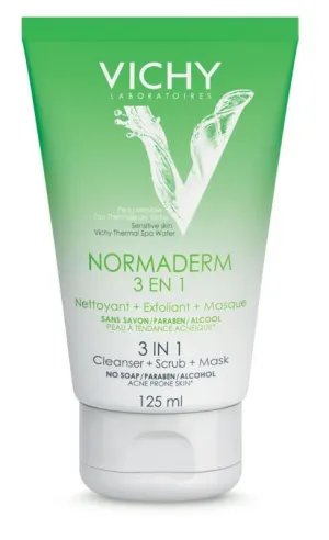 Vichy Normaderm prípravok na čistenie pleti s nedokonalosťami 3v1