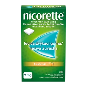 Nicorette® FreshFruit Gum 2 mg liečivá žuvačka