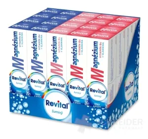 Revital Magnézium + B6 šumivý MIX BOX