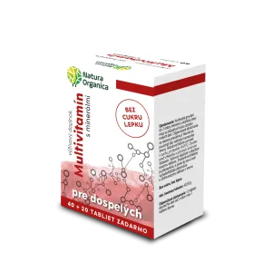 Natura Organica Multivitamín s minerálmi pre dospelých 60tbl
