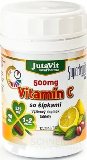 JutaVit Vitamín C 500 mg so šípkami
