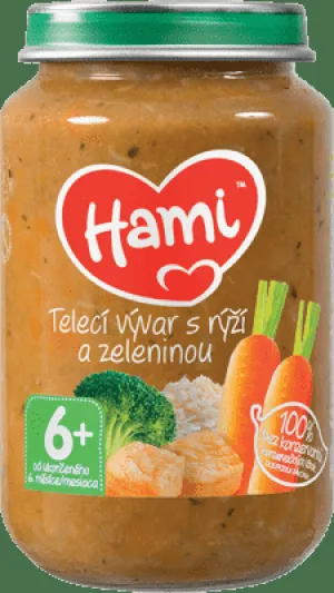 Hami príkrm Teľací vývar s ryžou a zeleninou