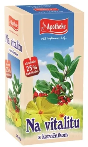 APOTHEKE ČAJ Na vitalitu s kotvičníkom