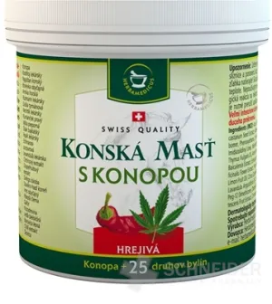 Konská mast® s konopou hrejivá 250 ml