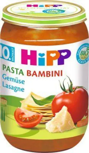 HiPP Príkrm BIO PASTA BAMBINI Zeleninové lasagne