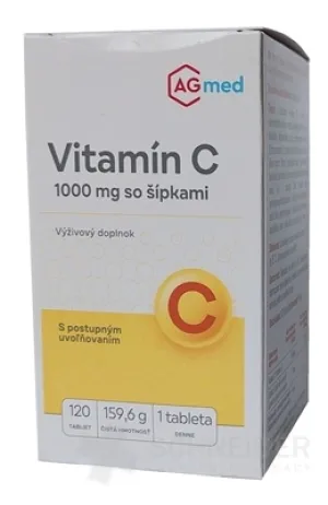 AGmed Vitamín C 1000 mg so šípkami