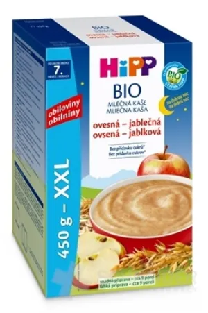 HiPP BIO Mliečna KAŠA Dobrú noc ovsená s jablkom