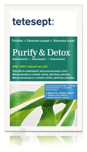 tetesept Kúpeľ s morskou soľou - Detoxikačný