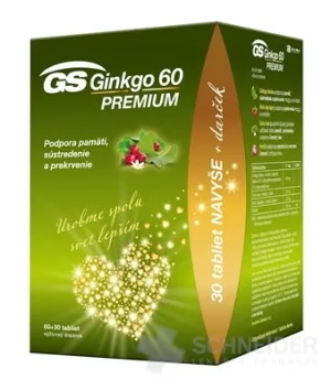 GS Ginkgo 60 Premium tbl. 60+30 darček 2021