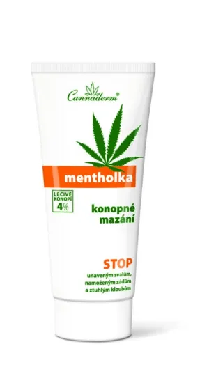 Cannaderm Mentholka - konopné mazanie na svaly a kĺby 200 ml