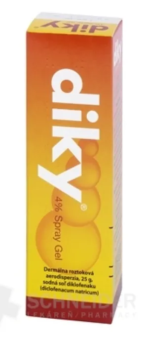 Diky 4% spray gel