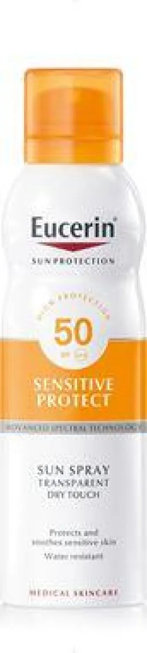 Eucerin Transparentný sprej Dry Touch SPF 50+ 200ml