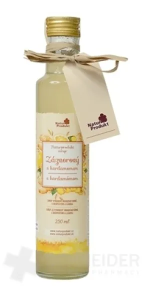 NaturProdukt Sirup Zázvorový s kardamómom
