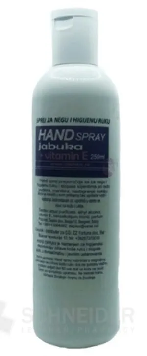 HAND SPRAY Jablko + vitamín E