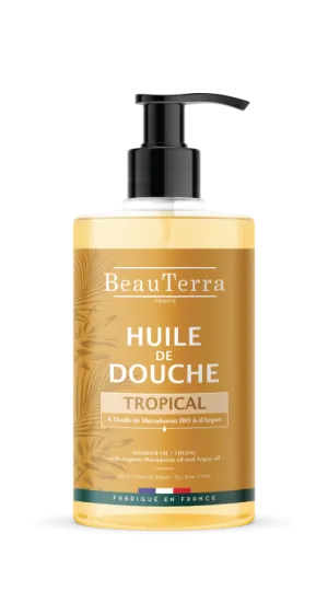 BeauTerra - hodvábny sprchový olej s krásnou vôňou Tropic