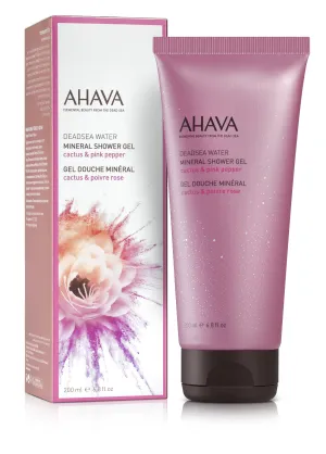 AHAVA Minerálny sprchový gél Kaktus & Ružové korenie 200ml Obsah: 200ml