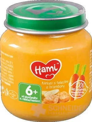 Hami príkrm Mrkva s teľacím a zemiakmi