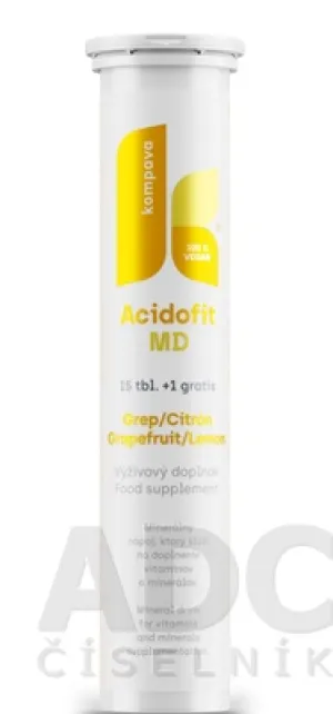 kompava ACIDOFIT MD CITRÓN+GREP