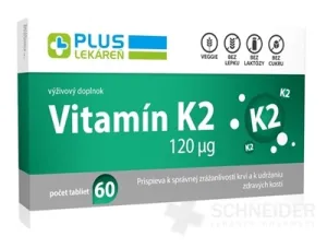 PLUS LEKÁREŇ Vitamín K2 120 μg