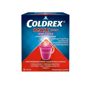 Coldrex MAXGrip lesné ovocie, 10 vreciek