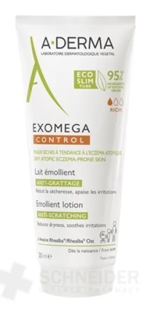 A-DERMA EXOMEGA CONTROL Emolienčné MLIEKO