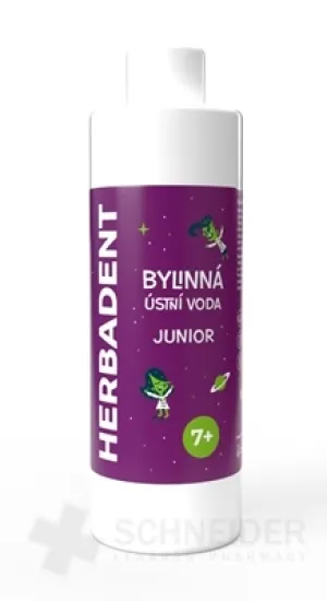 HERBADENT JUNIOR Bylinná ÚSTNA VODA