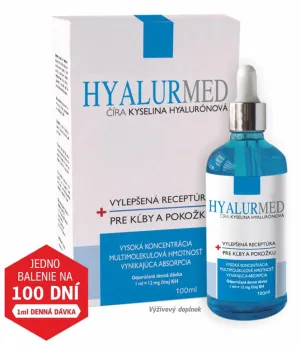 Hyalurmed číra kyselina Hyalurónová 100 ml