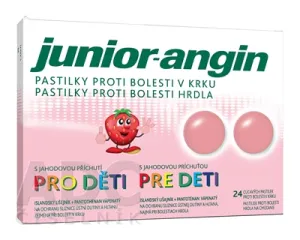 Junior angin pastilky 24 ks + darček