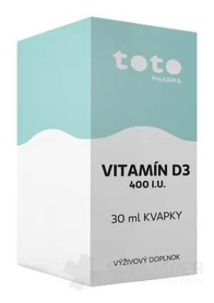 TOTO VITAMÍN D3 400 I.U.