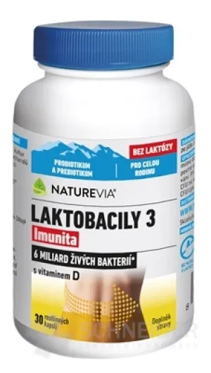 SWISS NATUREVIA LAKTOBACILY 3 Imunita