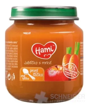 Hami ovocný príkrm Jabĺčko s mrkvou
