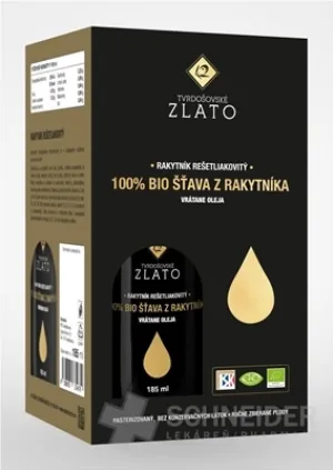 T.ZLATO 100 % BIO ŠŤAVA Z RAKYTNÍKA