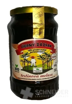 ČIERNY ZÁZRAK trstinová melasa + BETA GLUKÁN BIO