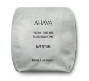 AHAVA Safe pRetinol™ Protivrásková, hydratačná a spevňujúca pleťová maska Sheet Mask 17gr