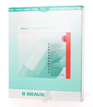 B.BRAUN ASKINA TRANSORBENT 10X10 CM