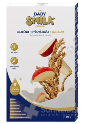 BABYSMILK PREMIUM mliečno - ryžová kaša s jablkom