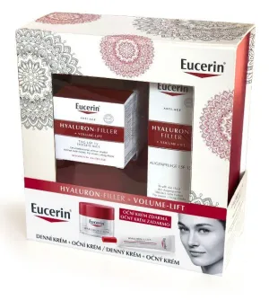 Eucerin Hyaluron-Filler+Volume Lift denný krém na suchú pleť 50ml + očný krém 15ml