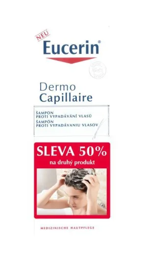 Eucerin Dermocapillaire šampón proti vypadávaniu vlasov 2x250ml