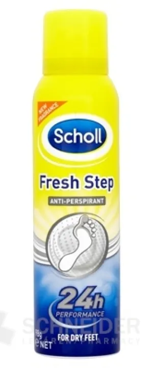 Scholl FRESH STEP anti-perspirant sprej new