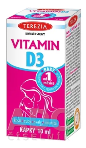 TEREZIA Vitamín D3 1000 IU (cps 1x30 ks)