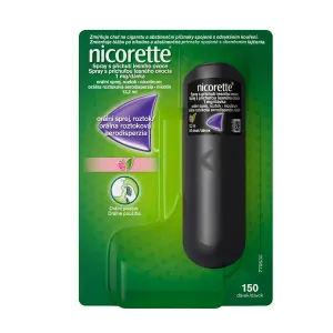 Nicorette®  Spray s príchuťou lesného ovocia 1 mg/dávka, orálna roztoková aerodisperzia