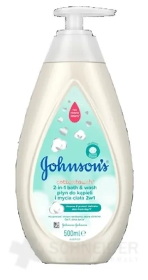 Johnson's Cottontouch kúpeľ a umývací gél 2v1