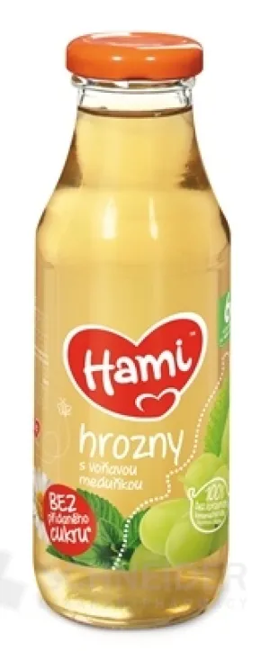 Hami nápoj Hrozno s voňavou medovkou