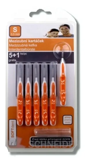 SOFTdent Medzizubná kefka S 0,5 mm